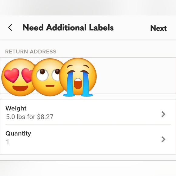 Shipping Label Options Menu - Picture 3 of 4